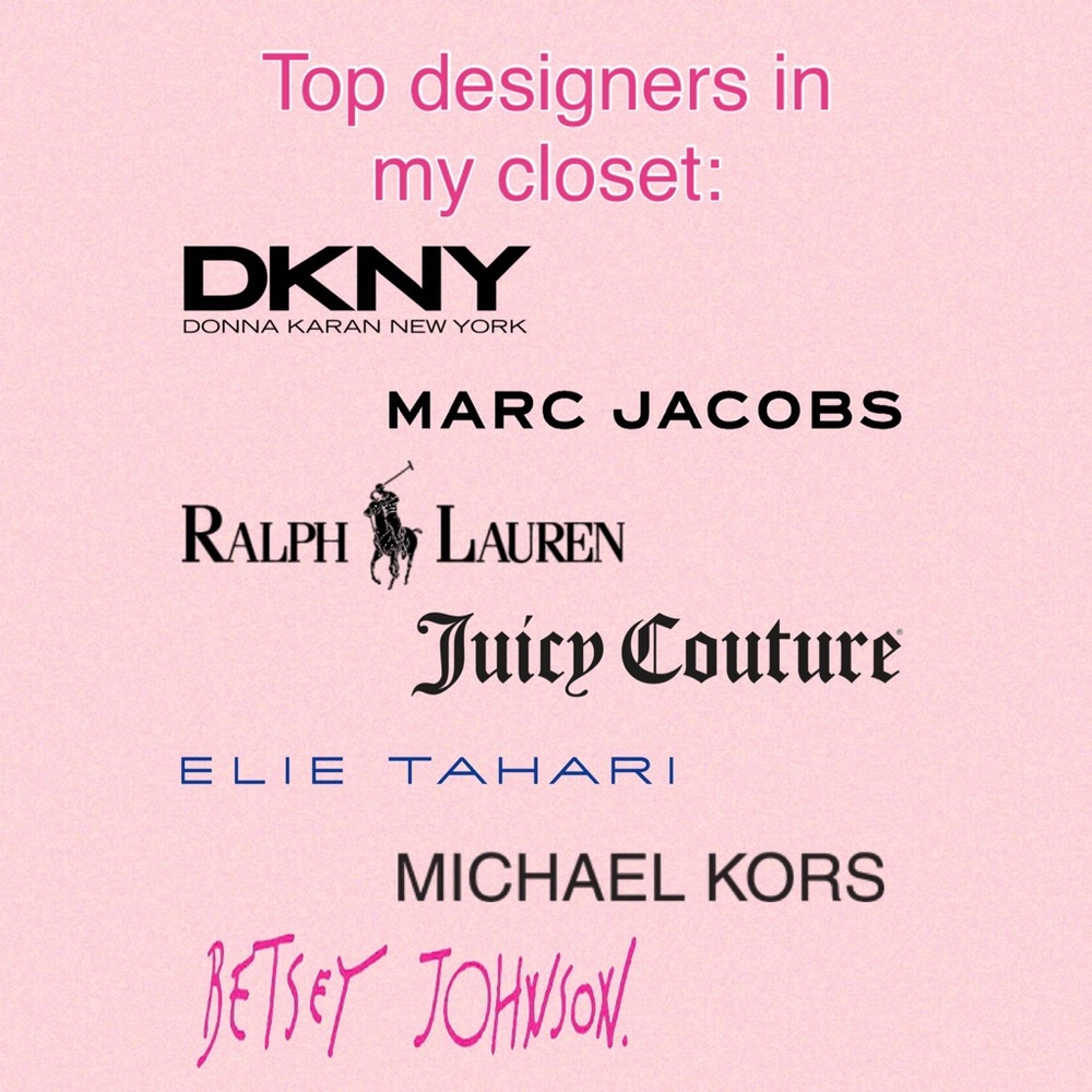Designers in my closet